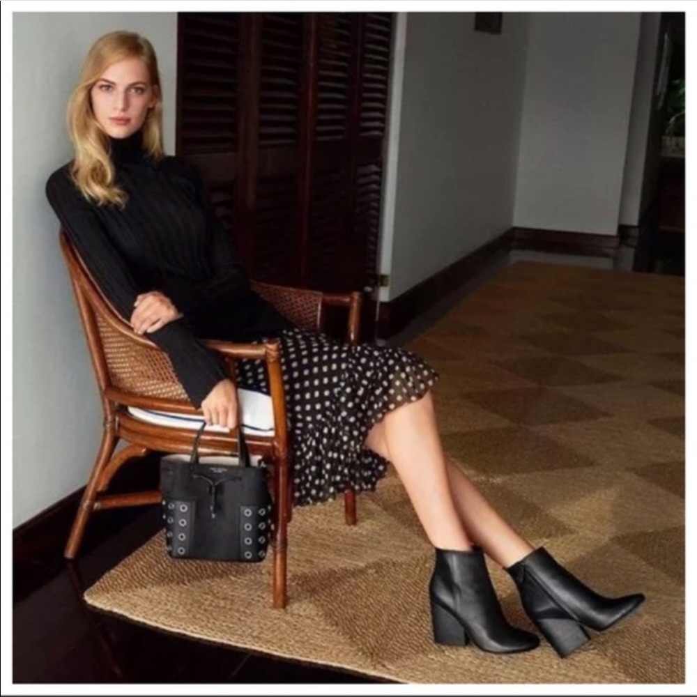 Tory Burch Grove Block Heel Booties